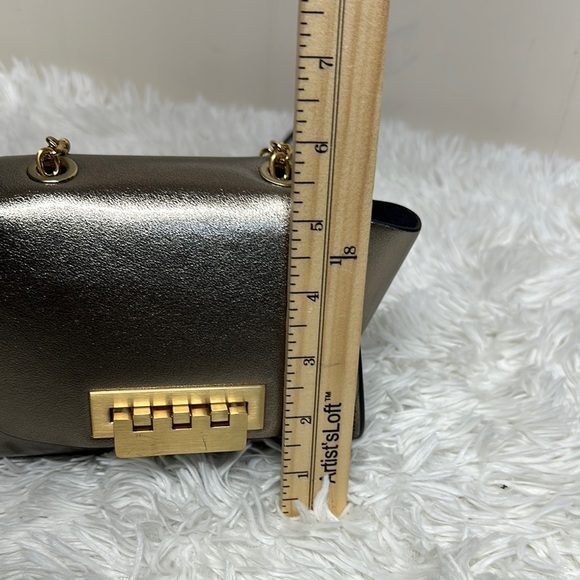 Zac Zac Posen Eartha Mini Gold Crossbody Bag MSRP398 - Picture 13 of 16